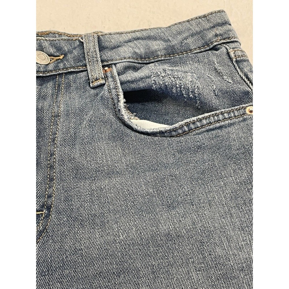 Wild Fable Super High Rise Mom‎ Jeans 10 Women Distressed Ripped Med Wash Denim - Picture 3 of 10
